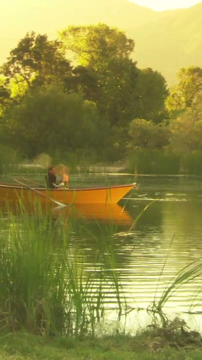 Cum on my Black Stockings: A Romantic hard fuck on a Kayak | Clip 1