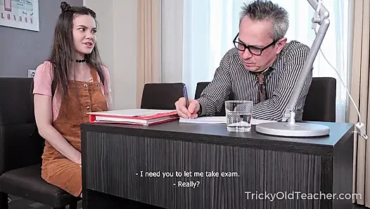 Reite einen schwanz und besteht einen test