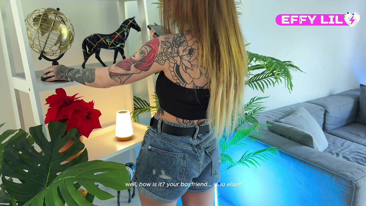 Fast Fuck: Tattooed Ghost Face Sam Garro Destroyed My Tiny Pussy - Hard, Rough Sex & Facial Cumshot