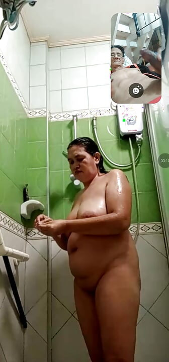 Early in the morning of july 07 video call to my wife
