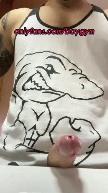 NO HANDS and NO FACE amazing CUMSHOT😈