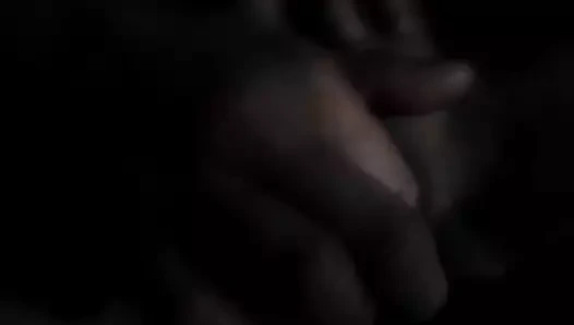 Playing with her pussy