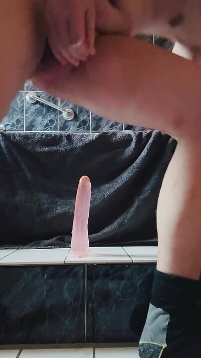 Anal dildo with cum