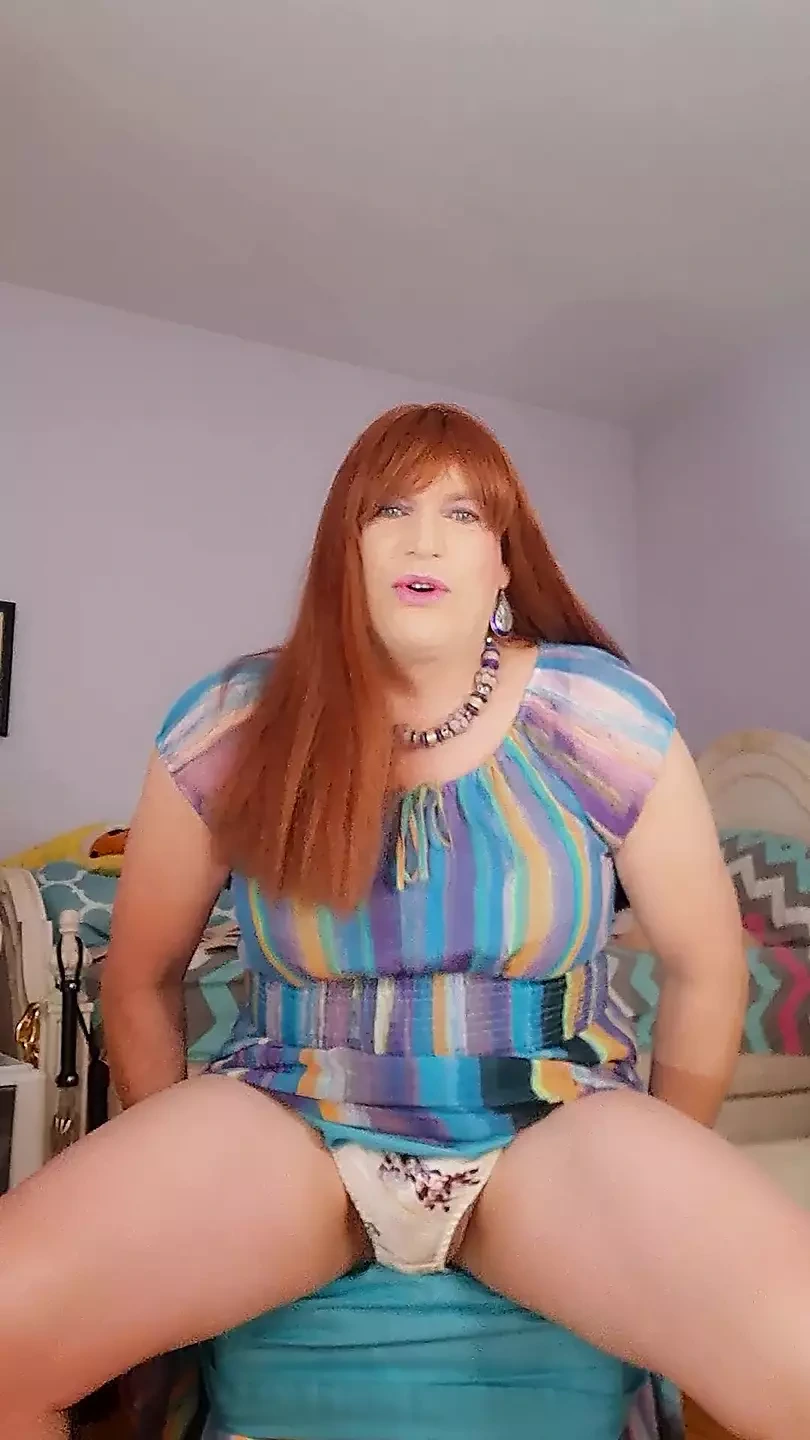 I want to spread my legs and show you something