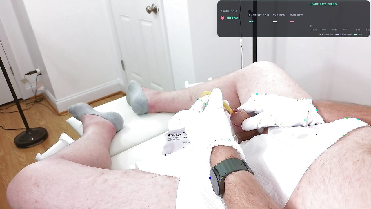 Zen 20 French Foley catheter insertion