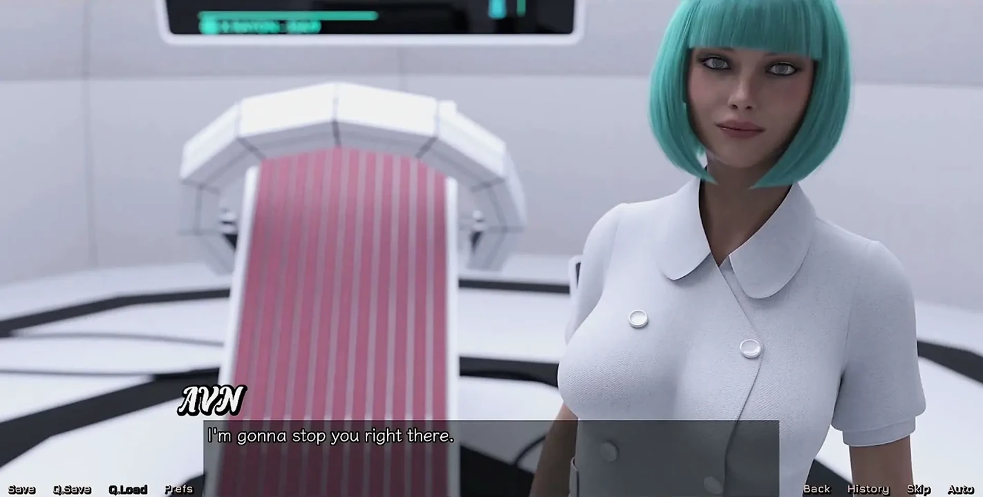 Stranded in Space - Blue Haired MILF Want Threesome with Me & Hot Busty Doctor
