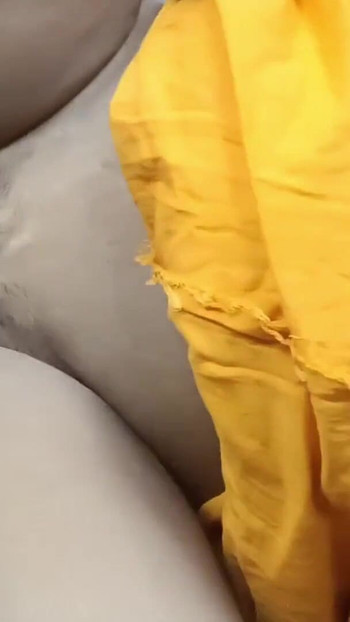Stunning moment from "Husband's elder brother cooled my tight pussy with his thick cock"