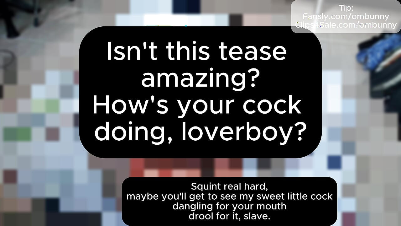Slave for TS Cock & Ass JOI Interactive Light Findom Trainer