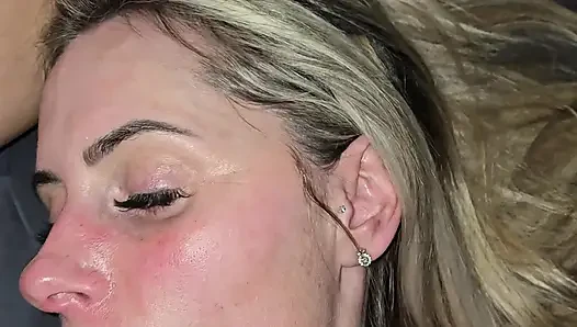 My face was literally bruised from this powerful cumshot in my face