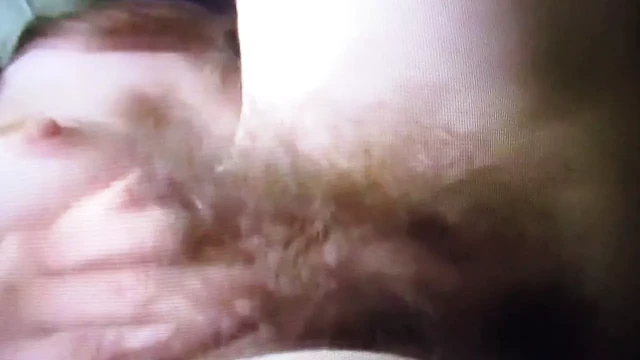My wife's hairy pussy.