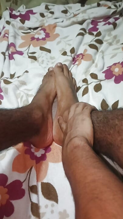 Solo Male Feet POV  Soft Soles & Toe Play