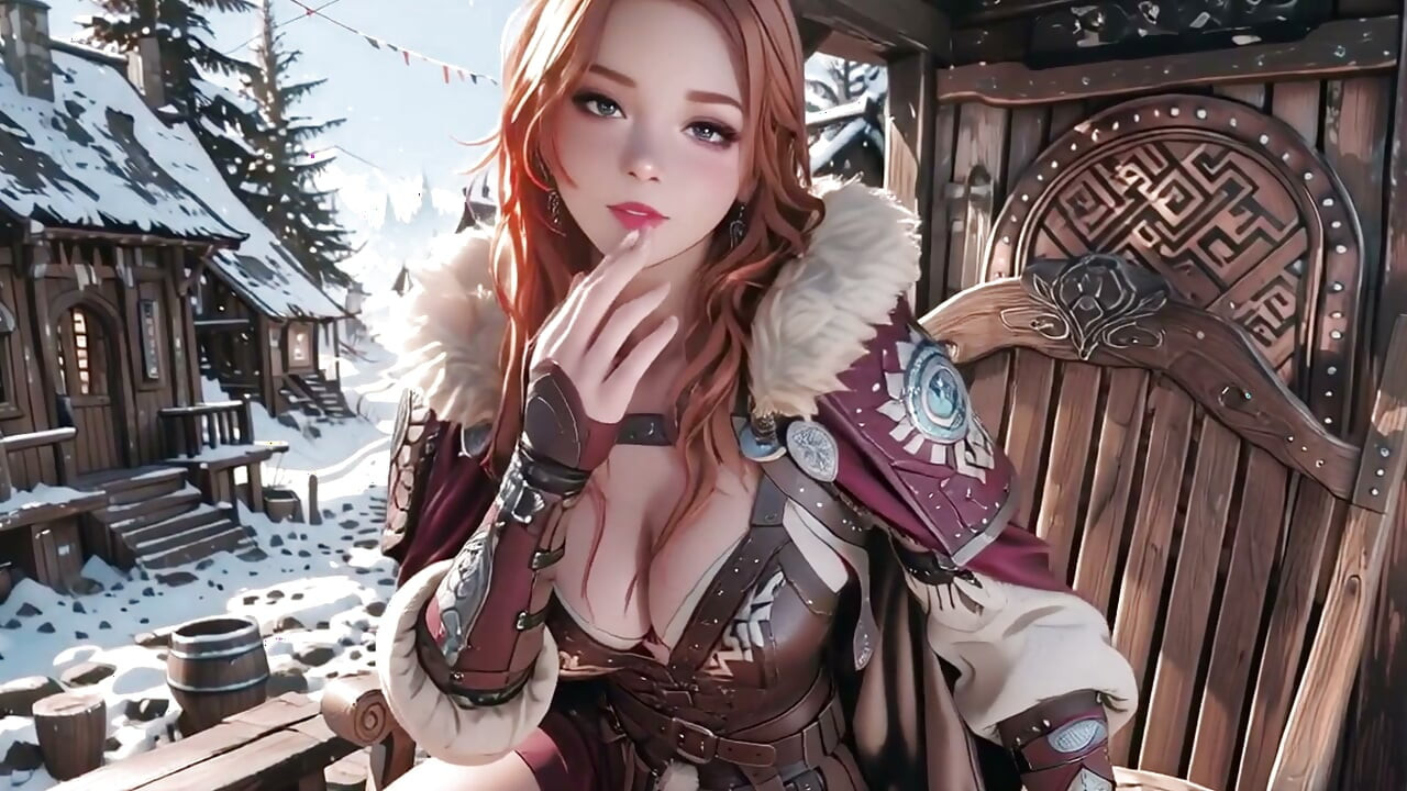 赤の女王の壮大な旅！ゴシックホールの冷たい美女、重い鎧の下で怠惰な戦士？