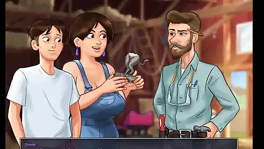 Yaz mevsimi efsanesi: orta yaşlı seksi kadın daha fazla sağım için hazır ep 134