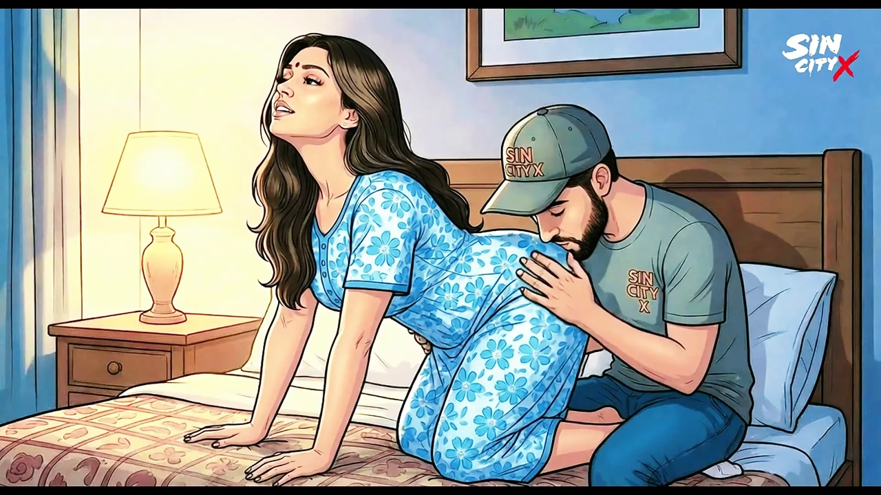 Horny Indian Aunty Seduces Young Delivery Boy at Home