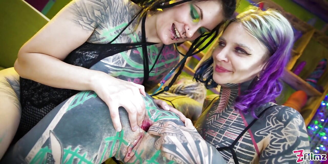 Two Babes Get Their Holes Stretched Wide Gaped with Big Toys and a Helping Hand