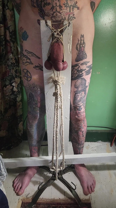 Goode Girl Unholy Crucifix Cock Treatment