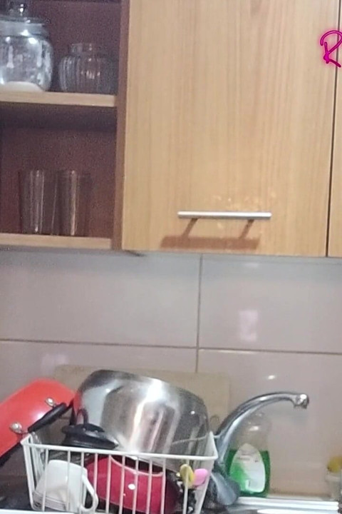 Videos for Fans: a Masked Young Man Fucks Me in the Kitchen