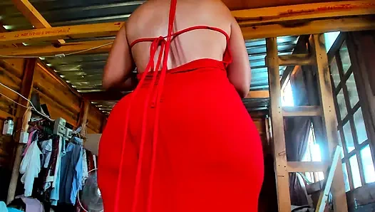 Twerking in Another Sexy Dress Sent by Big Fan...