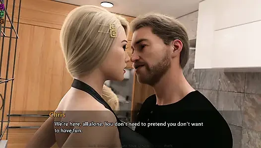A Perfect Marriage V0.7.6 - Part 6a: Cheating Wife Refuses Sex with Husband, Then Sneaks Over for Her First Real Big-cock Fuck.