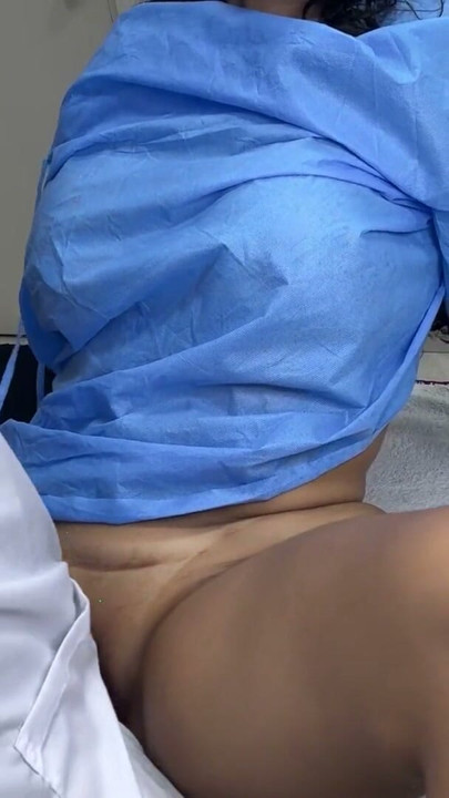 "Relax and spread your legs wide"... and the doctor ended up fucking me | Clip 3