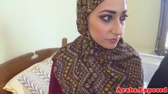 Árabe amateur arado antes de mamada