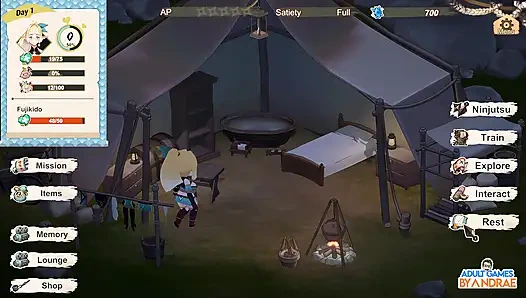 Melarikan diri, peri ninjaku! Gameplay 3d bagian 2 - latihan dan eksplorasi lizet dimulai