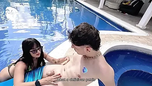 Üzgün bir Latin kadın bir deniz adamı bulur ve onun penisini emip onu sevmeye karar verir.