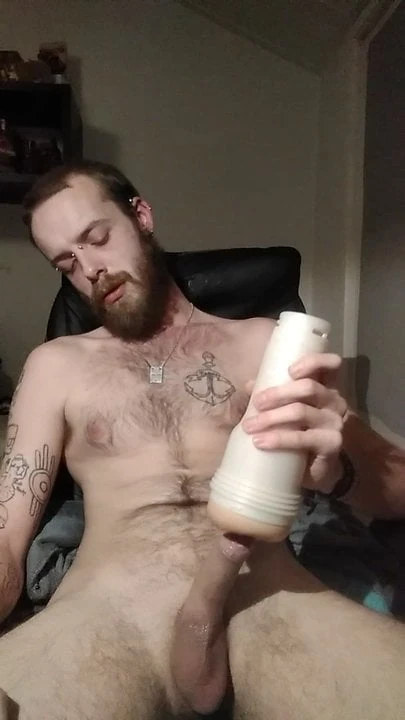 Playing with my new fleshlight