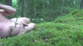 Masturbatie in het bos