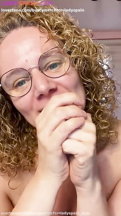 Close-up of Merce Masturbating in a Chair, Horny as Fuck
