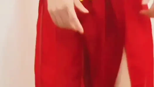 Performanstan sonra dansçının vajinasına sikişmek ve boşalmak