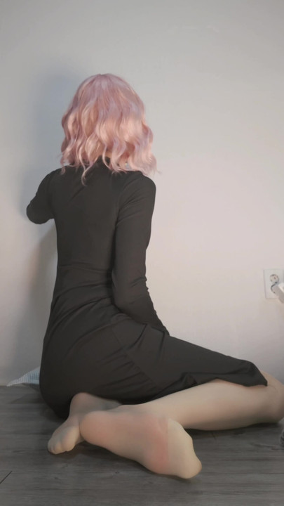 stocking and hole