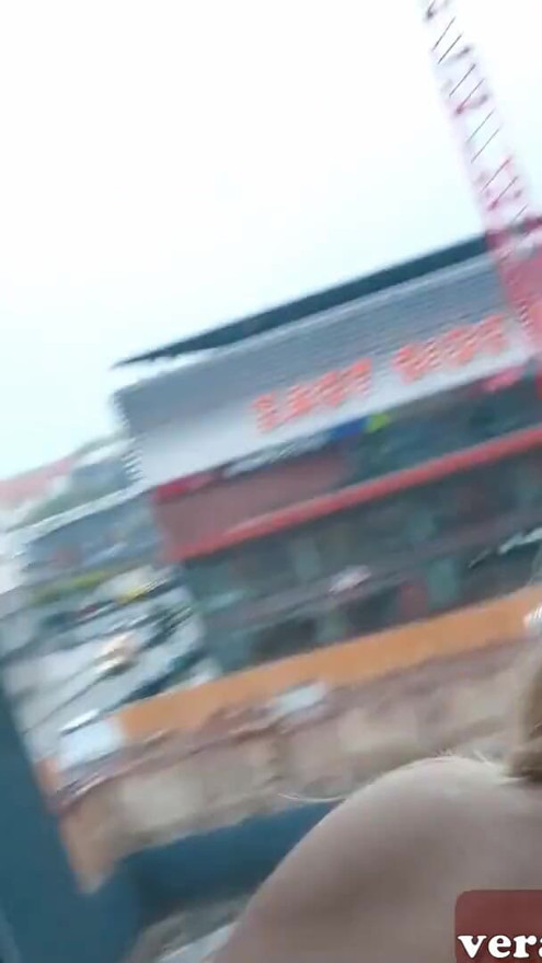 Public flashing real Sexdate with german chubby teen slut | Clip 3