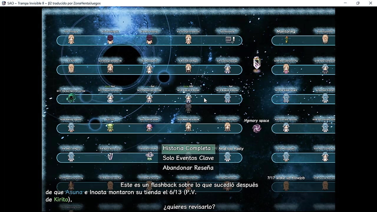 ASUNA NETORARE PARTE CINCO JUEGO +18