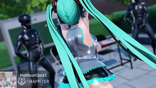 mmd r18 Hatsune Miku want to fuck blowjob big tits