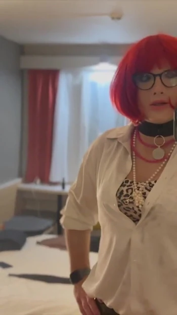 Thrilling moment from "Transform into a sissy crossdresser"