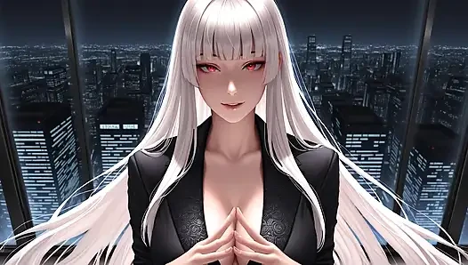 Blonde’s Hair and Cum Float Wildly In Hot 3D Animation
