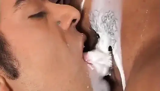 Femdom mature slut gets her ass toyed by her slave