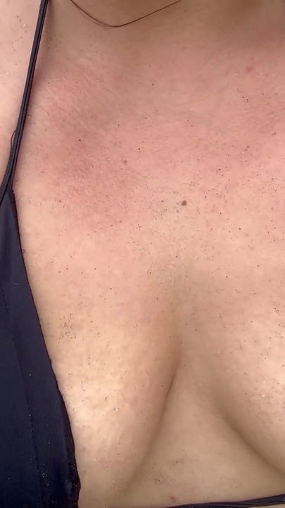 Must-share moment from "I celebrate NEW YEAR on the beach with my horny stepmother, we have sex on the beach."