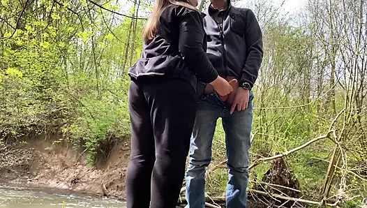 My big ass stepmom helps me cum