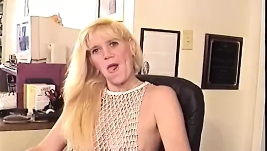 Mature Blonde MILF Spreads Wide Fingering Herself Hard