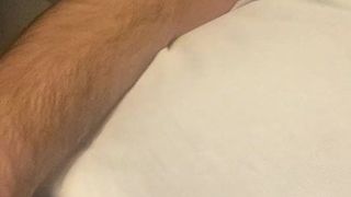 Hot gay masturbate while in bed