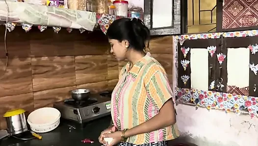My stepmom Fuck by me Whole she working on the floor