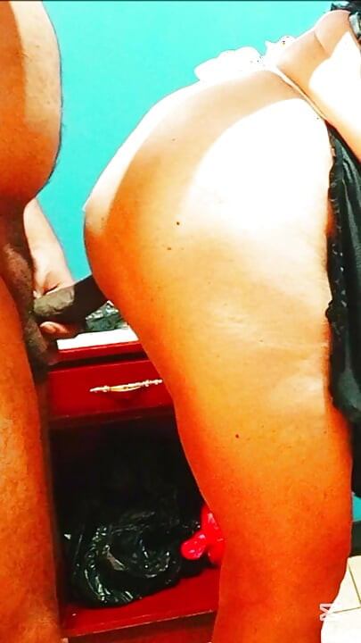 Cleaning granny squirts when I fuck her as a doggy