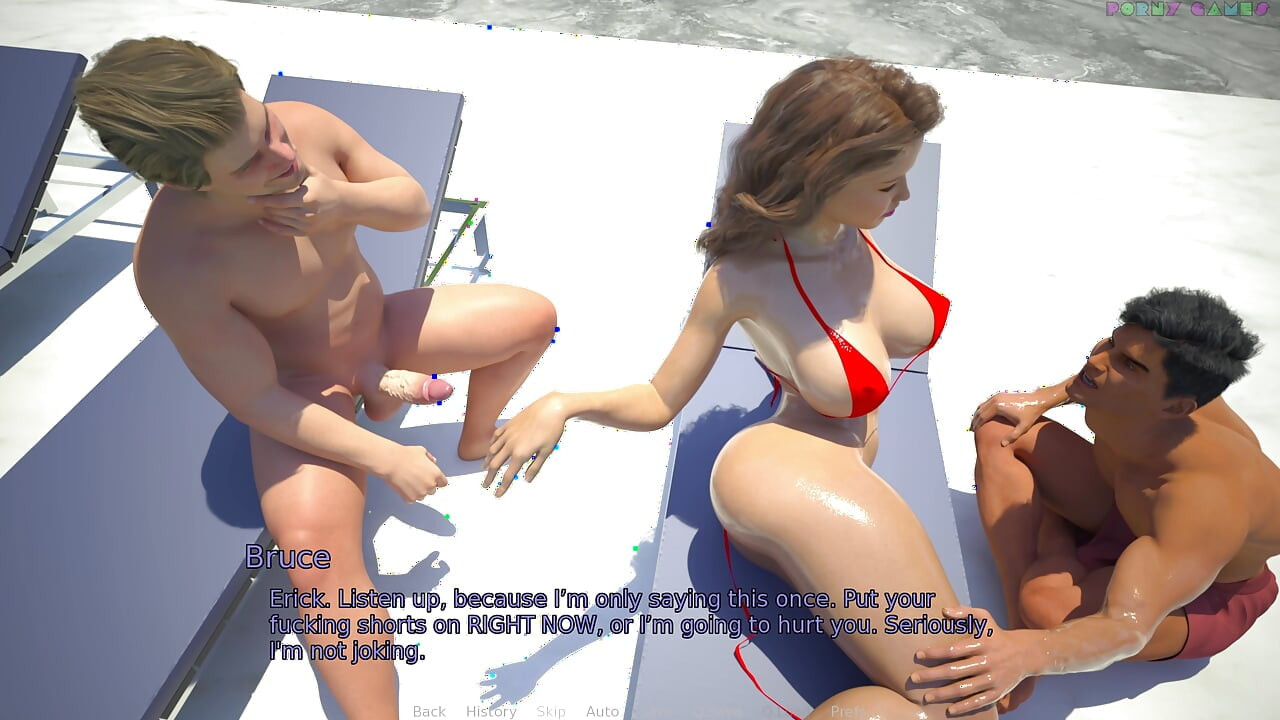 我的意大利荡妇妻子由hornydogstudio - 泳池派对, 肛交高潮3