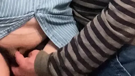 Pervert Fingers Under My Dress Fingering My Pussy
