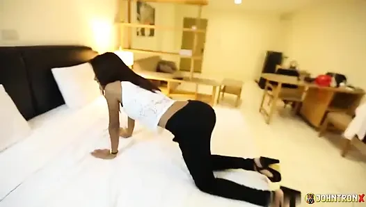 Johntronx - Cute Thai Babe Buries Her Face in My Dick and Then Rides It Hard