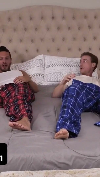 Scared Stepdaughters Swap Gangbang After Horror Movie Jerk Off Session | Clip 2