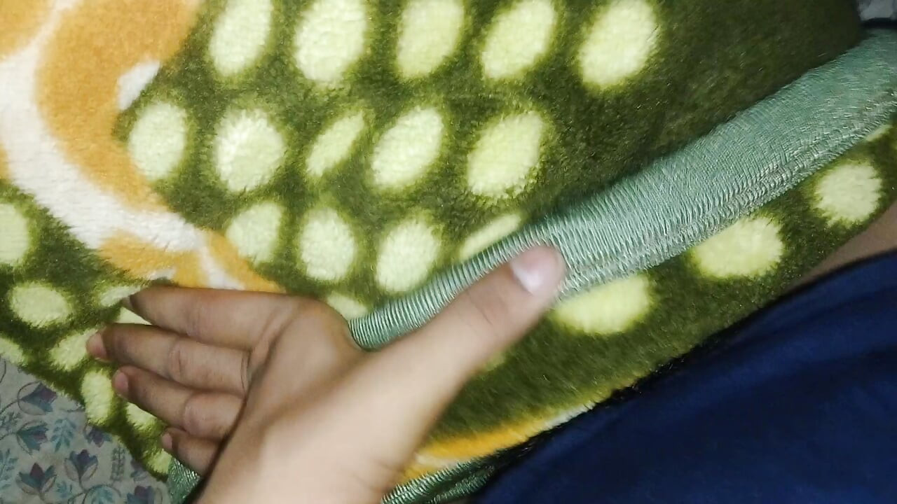 A boy fuck with the blanket