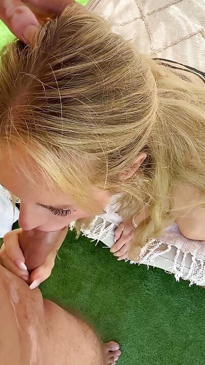 Outdoor  doggy  fucked